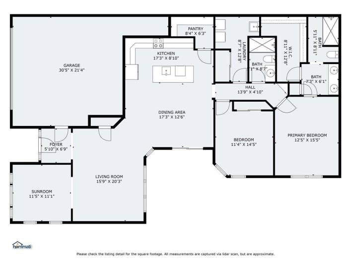 Big Open Floor Plan on this Level Living Patio Home