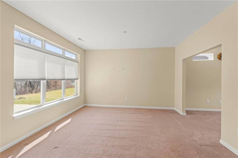 Another View of Living Room opening into Dining Room