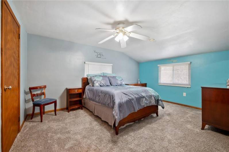 The 2nd bedroom is similar in size to the master and offers ample closet space for your belongings.