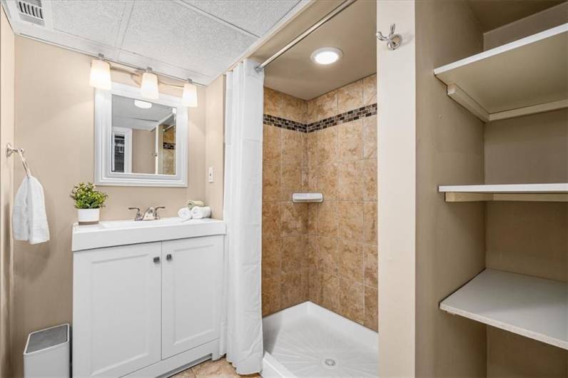 2nd full bath in basement - fully updated!