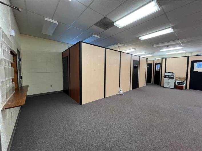 Main Office Space with moveable Partition Walls