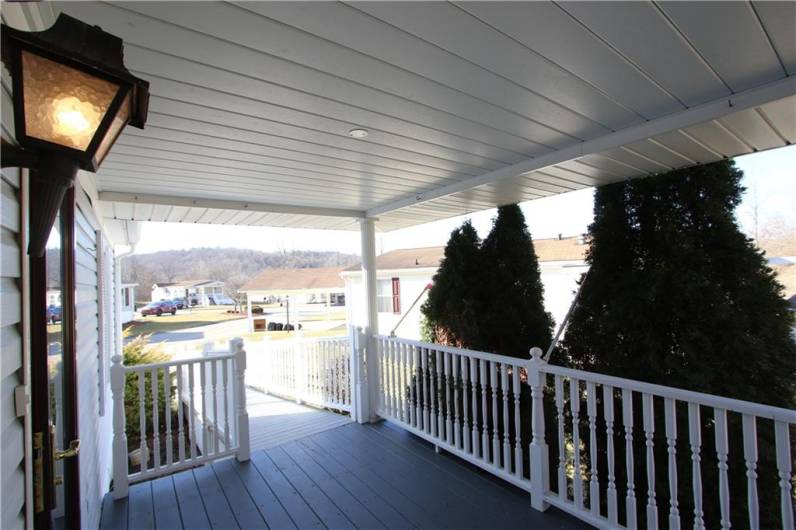 View of Covered Front Porch