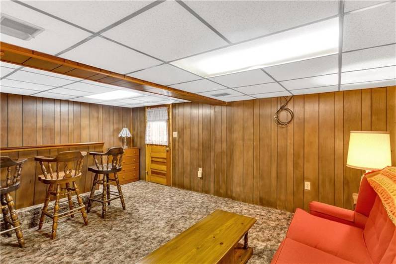 basement lounge area