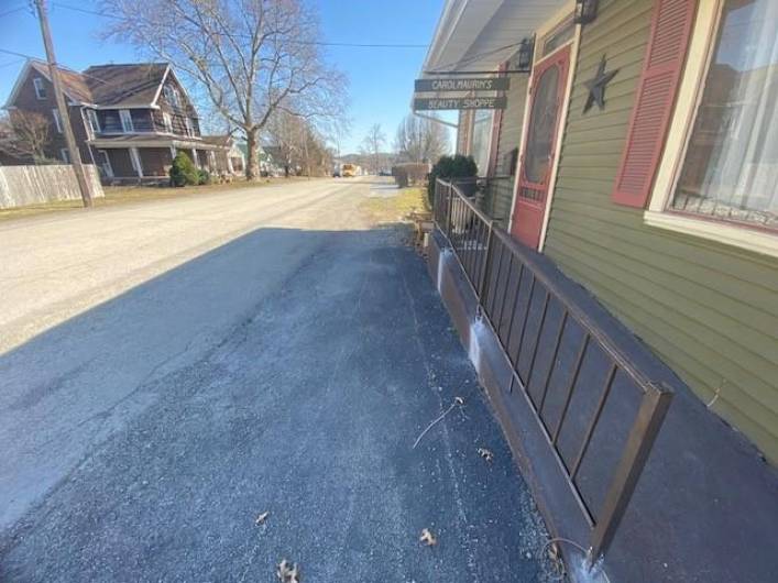 On-Street Parking in Front of Building
