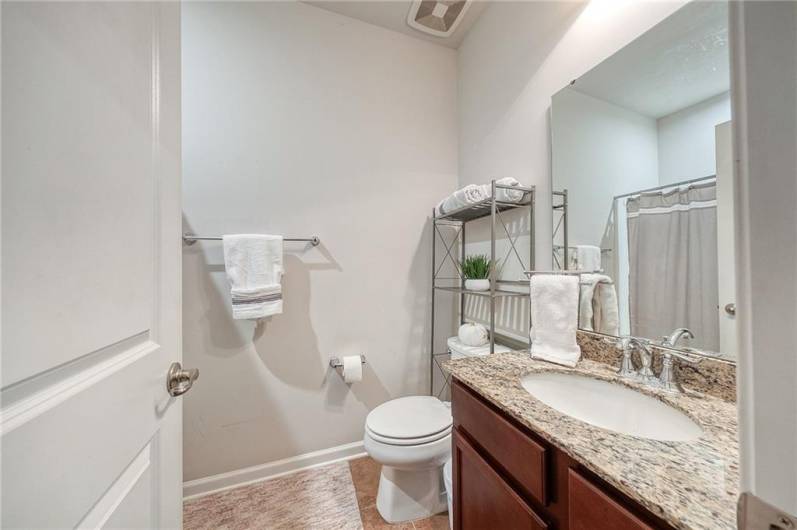 2nd bath on the upper level