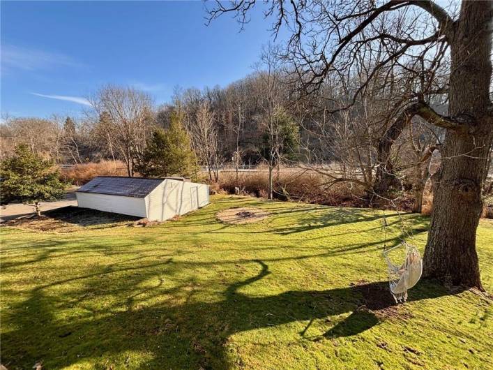 Front Yard and shed