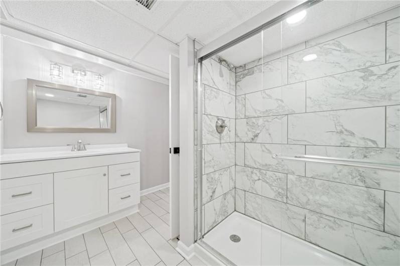 3RD FULL BATHROOM - LOWER LEVEL
