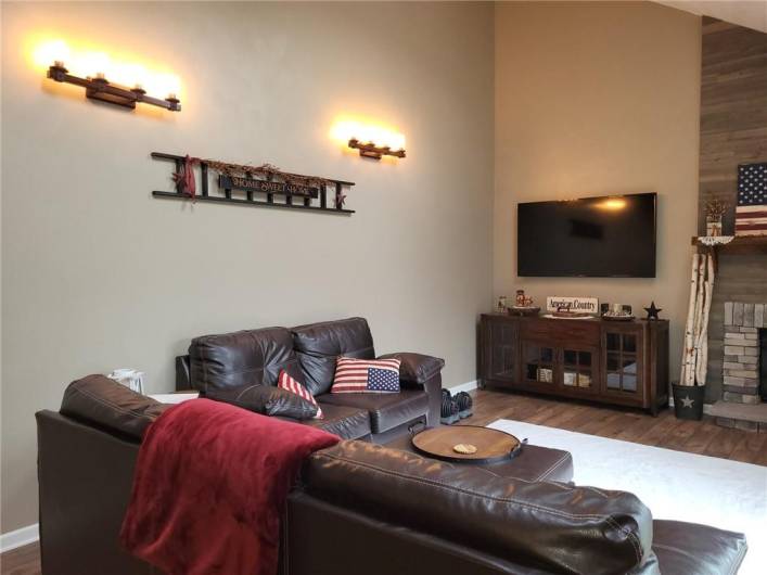 ...family room with newer flooring