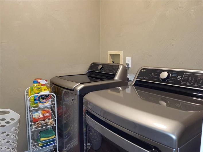 Laundry room with Washer & Dryer included