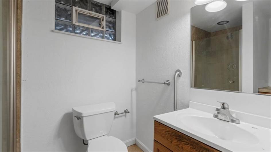 Full bath #2 on the lower level