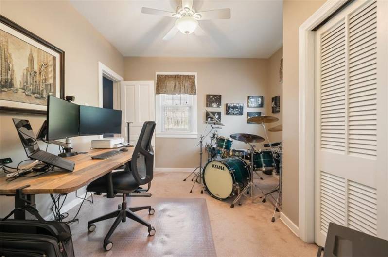 Looking to have your own space, whether another office, exercise room, musician room, reading room, yes, another bedroom.  Bedroom #3.