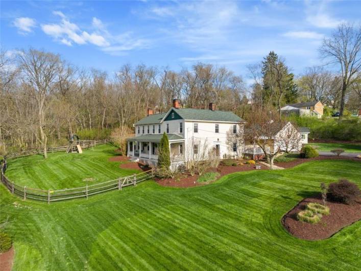Is this YOUR new home? Welcome Home! Classic farmhouse meets modern day convenience. Beautifully fenced-in yard and fabulous landscaping! Don't miss out on this true gem of a home! Over 1.5 acres Plus! All of this can be YOURS!