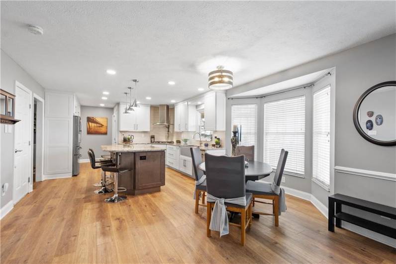 Wide open to the Family Room.