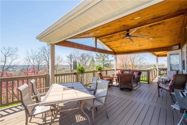 Massive Trex Deck with permanent Roof