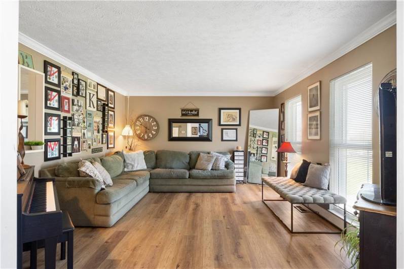 Living Room...first of 3 living spaces