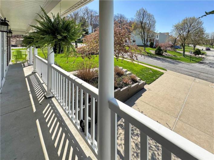 Welcoming covered front porch.