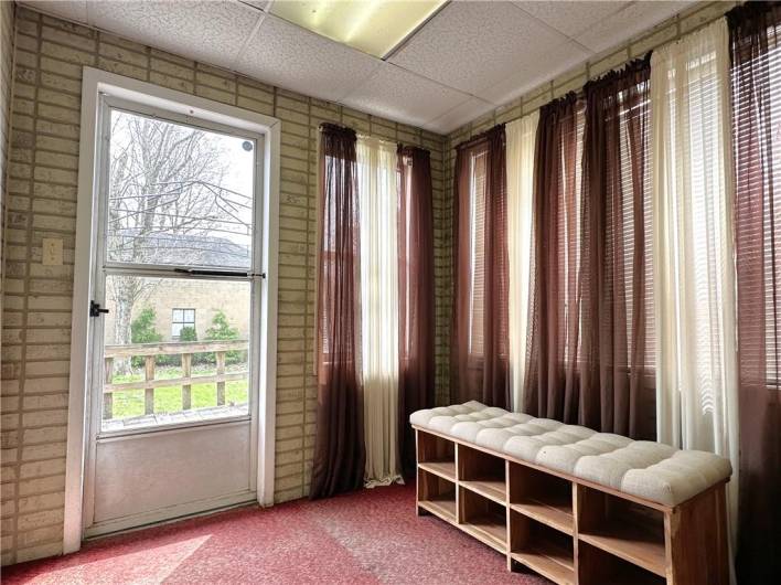 Four Season Room in Rear