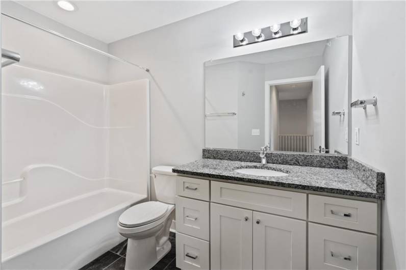 Second Full Bath on Upper Level