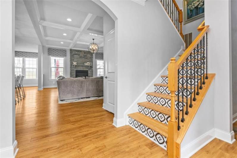 The entry sets a tone of warm welcome! Notice the details!