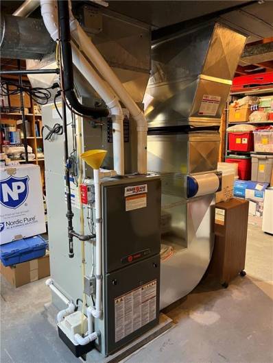 Furnace (2011)  This is room is 18X25 and has  built in shelving for lots of storage.