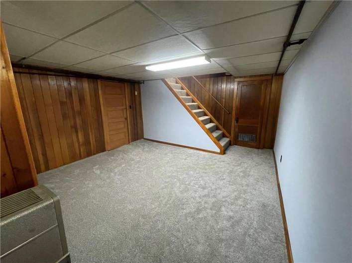 Finished lower level