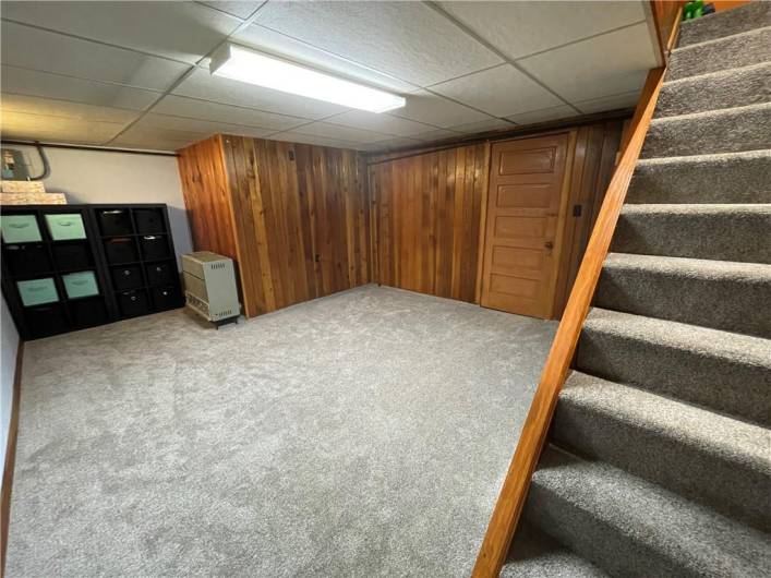 Finished lower level