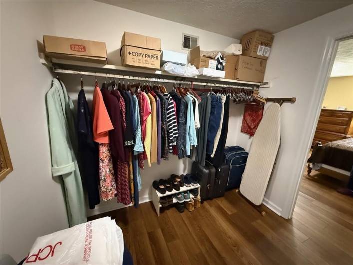 Big++ closet in the master bedroom.