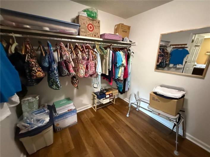 Big++ closet in the master bedroom