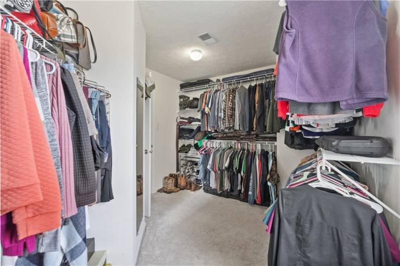 And this huge closet - wow - it has everything!!
