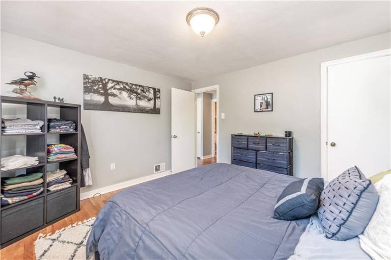 Spacious enough for several pieces of furniture.