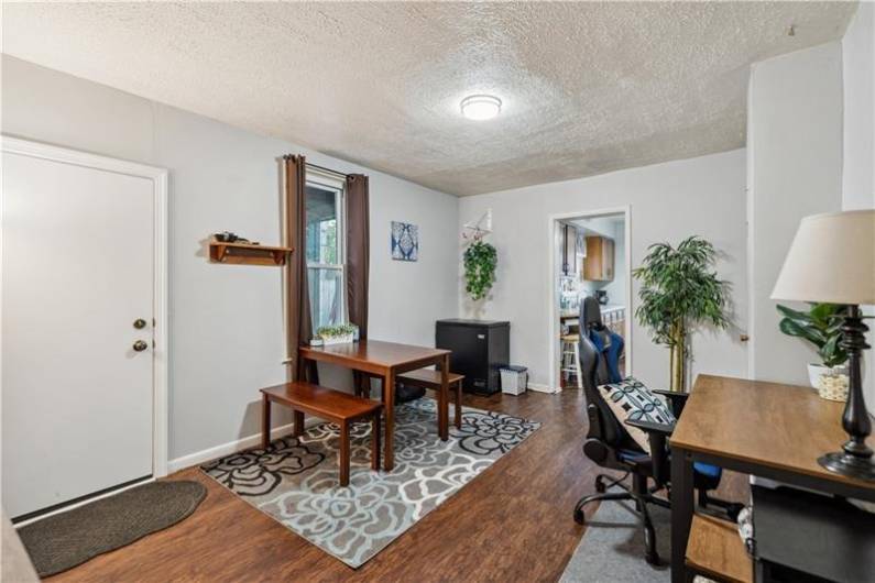 Additional view of the dining room.