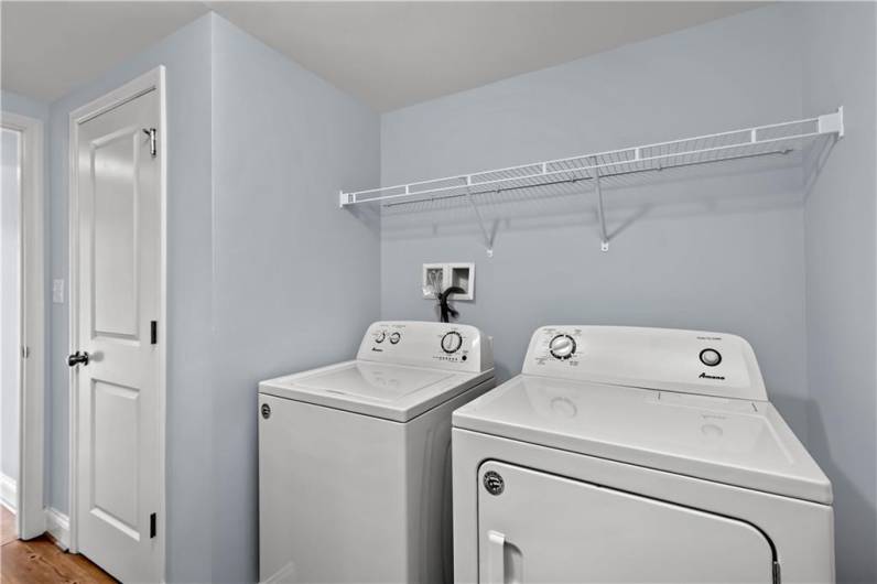 Washer and Dryer included.