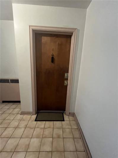 front door to #4