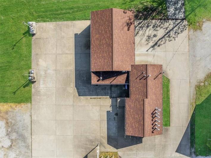 Aerial View of Updated Roof