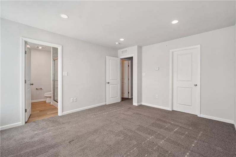 Master Bedroom/master bathroom