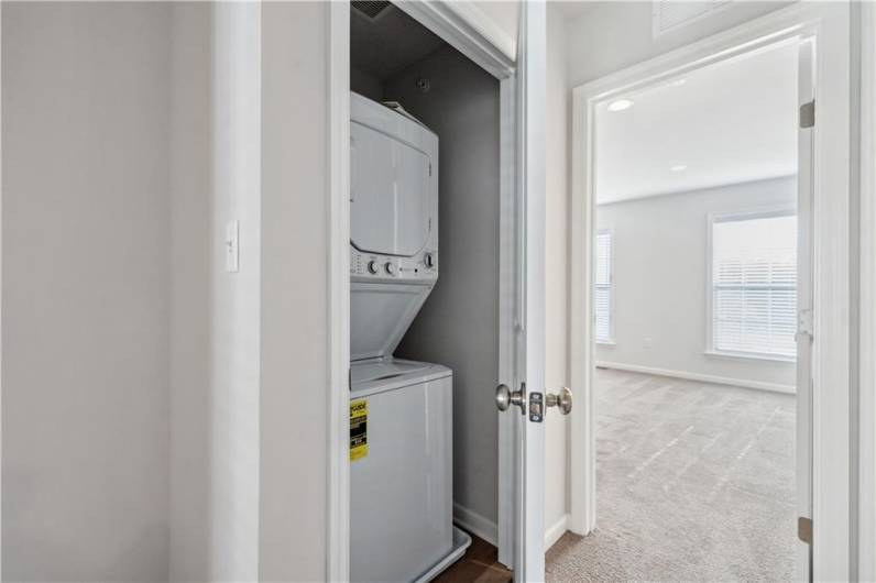 3rd floor washer/dryer. same floor as bedrooms