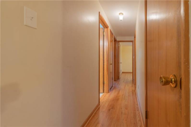 This is the hallway leading to the bedrooms.