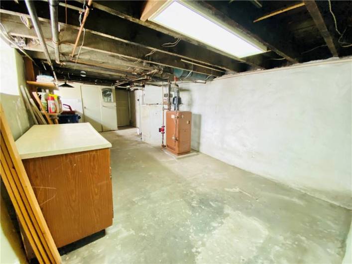 Clean and dry basement
