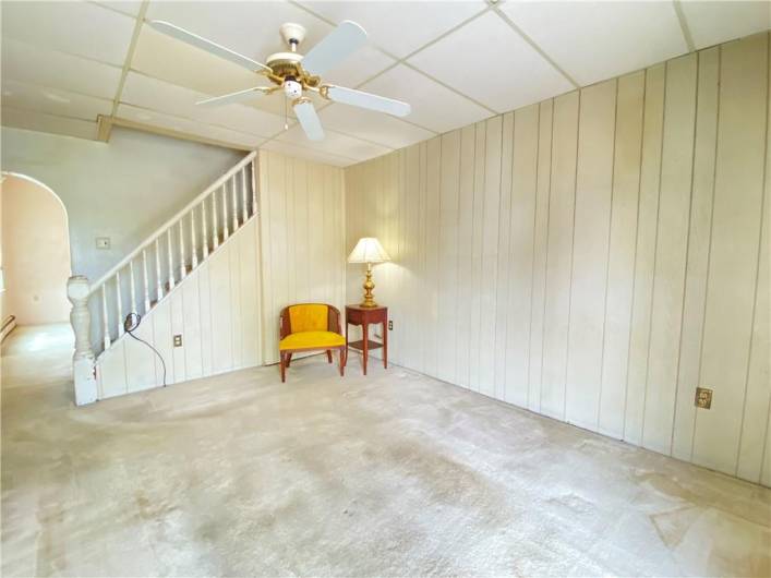 Large bright living room