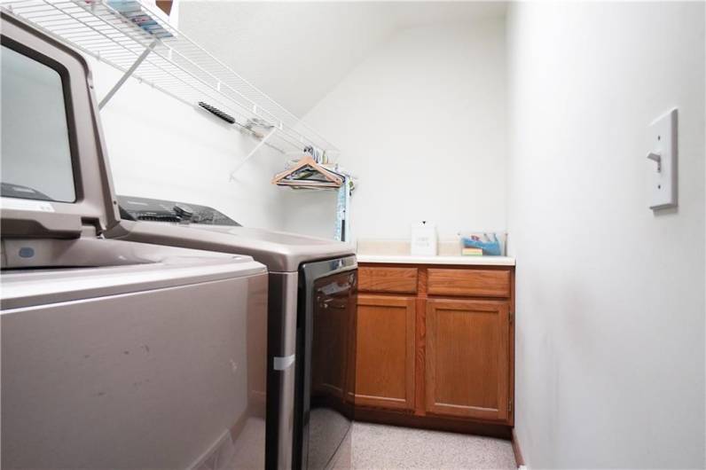 Second floor laundry room