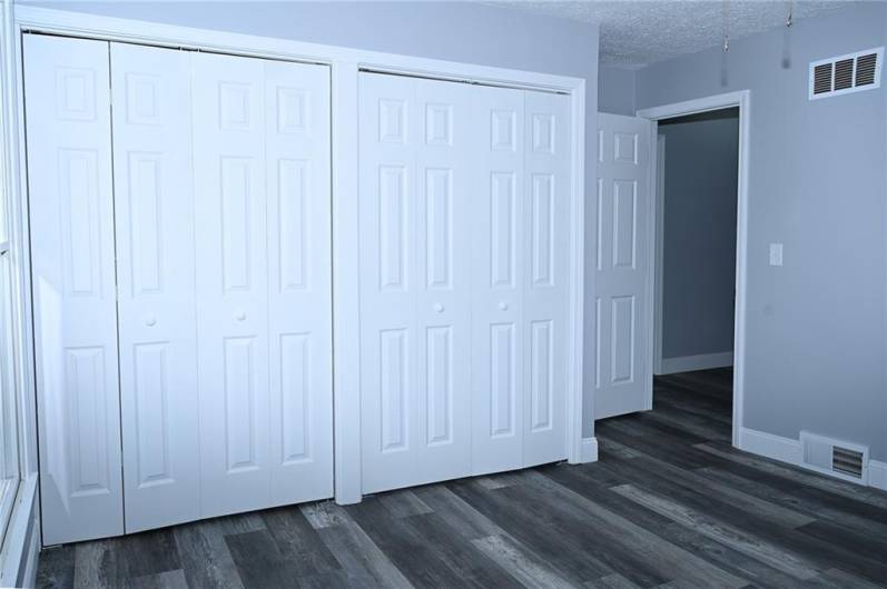 2nd Bedroom double closets