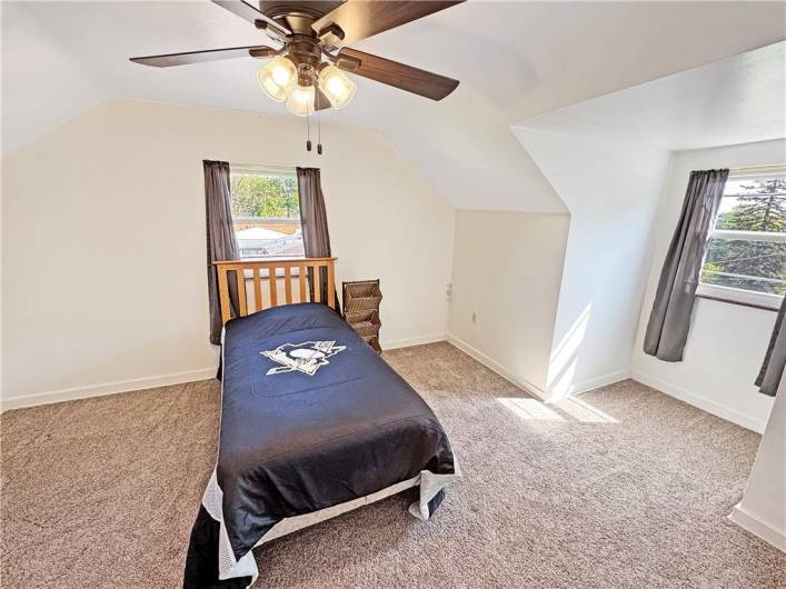 Second bedroom... also has access to storage in the eaves.