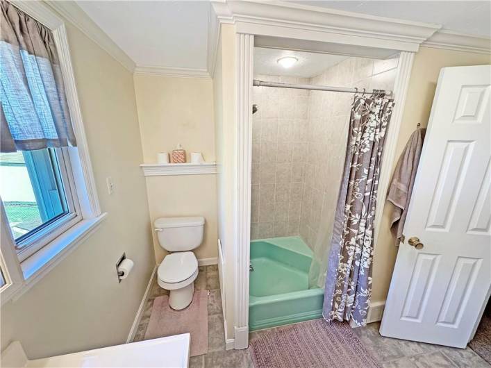 Full bath on the second floor.