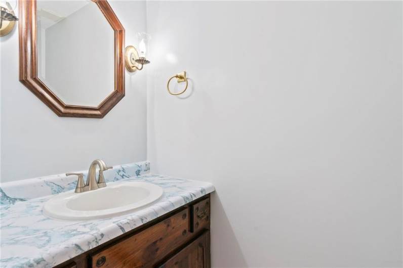 Half Bath on main level