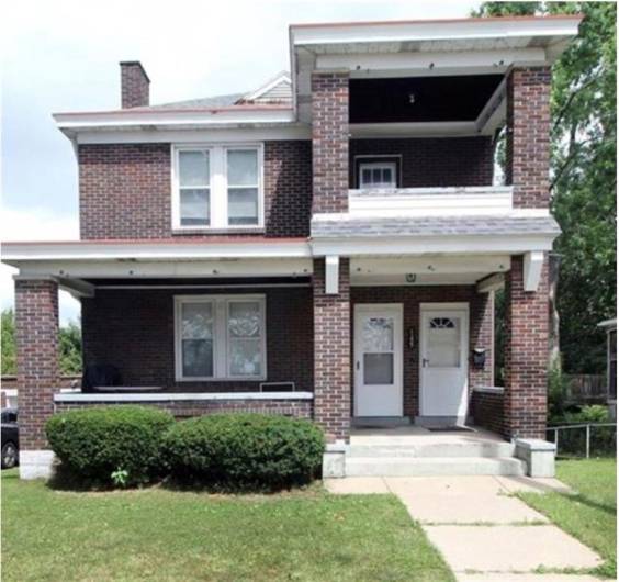 Covered front porch