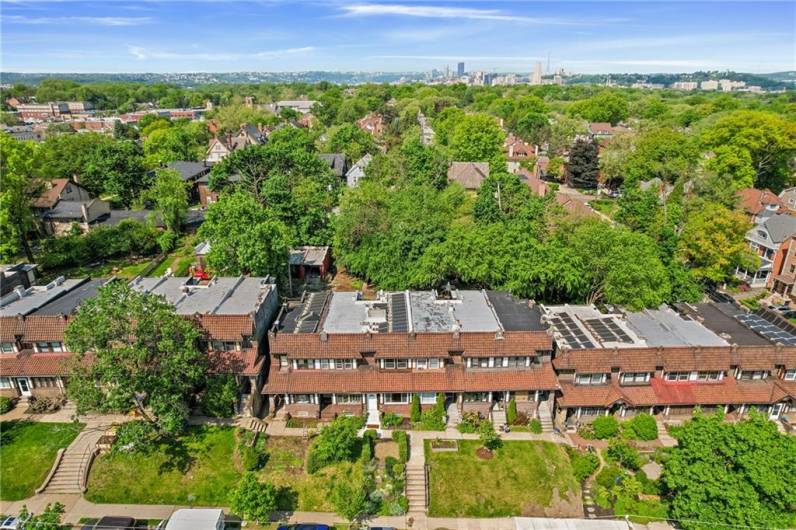Solar panels on the roof provide clean energy (as well as savings on your utility bills)