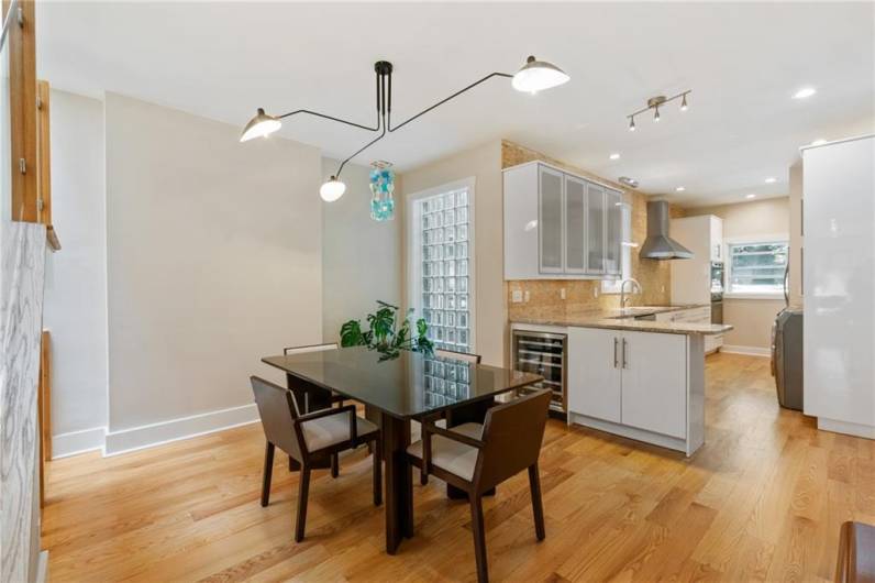 The dining room has hosted many large dinner parties as well as more intimate gatherings. You'll love the flow of this great home!
