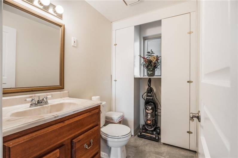 Main level bathroom