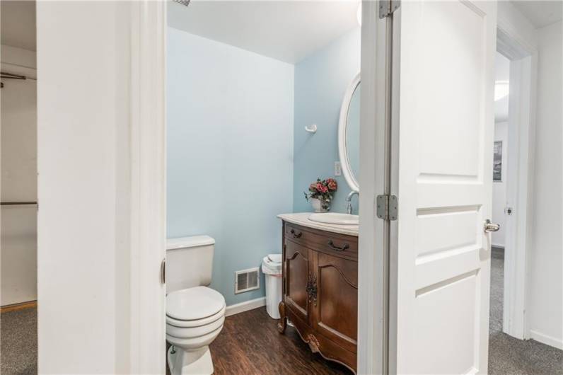 Upper level bathroom