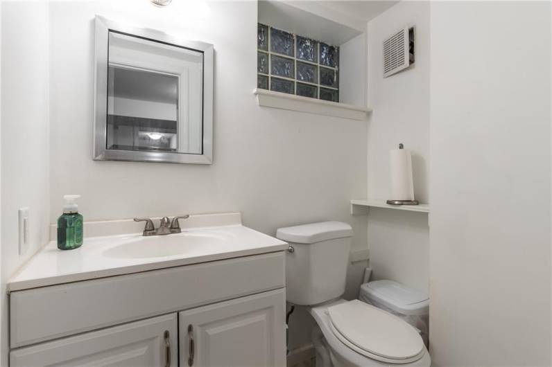 Lower level bathroom